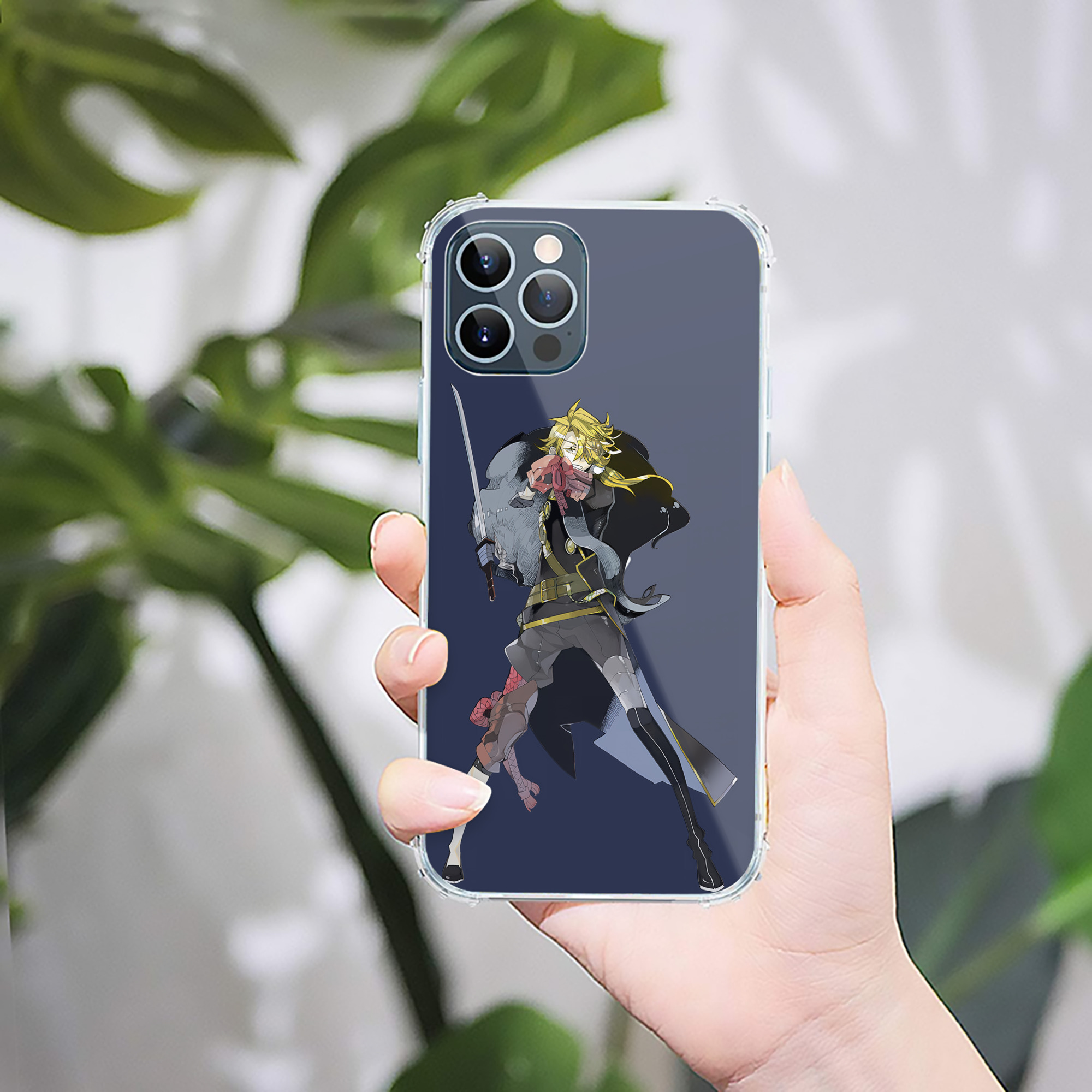（画像用） 刀剣乱舞 Touken Ranbu 【iPhone 12シリーズ対応】透明スマホケース（クリアソフトケース）